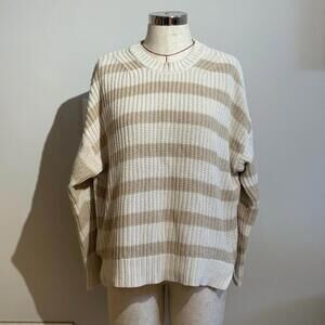 American Eagle Sweater 100% Cotton Striped Women's S‎